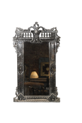 Silver Ornate Wall Mirror