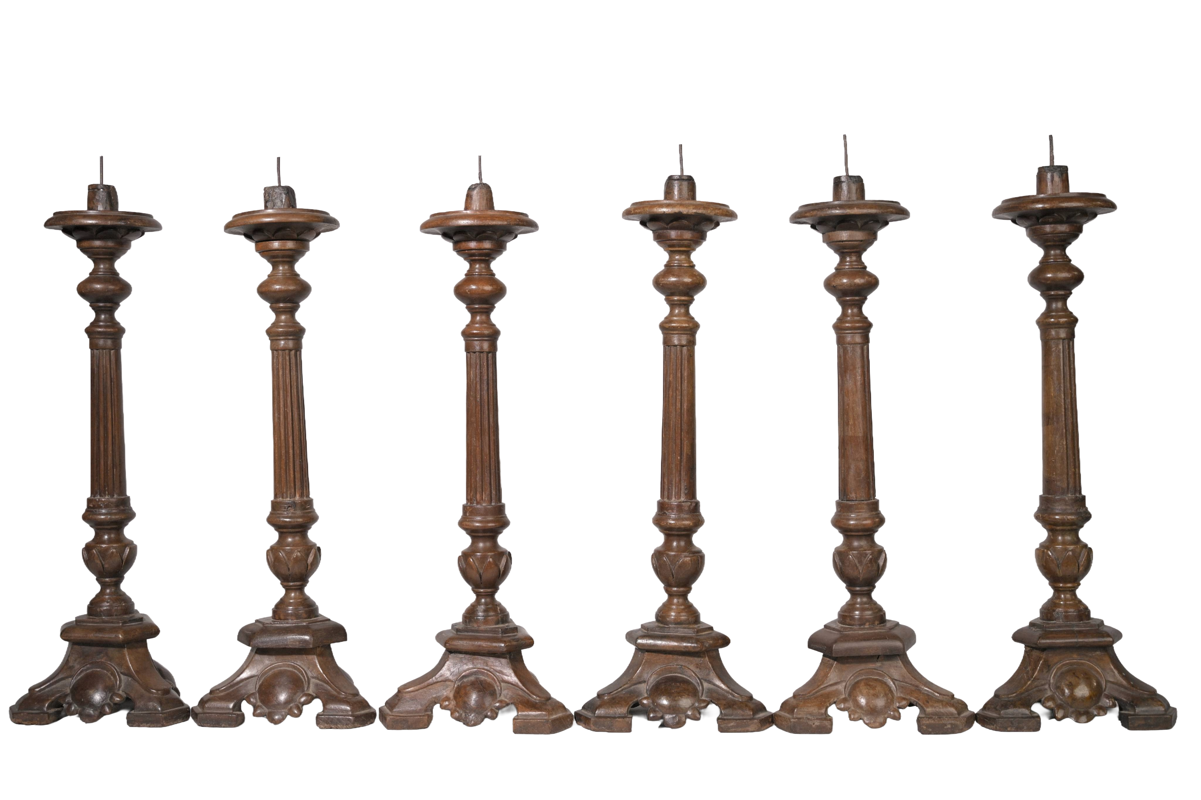 Victorian Temple Candle Stand Set
