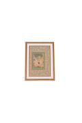 Imperial Mughal Miniature “Prince and Ascetics” by An