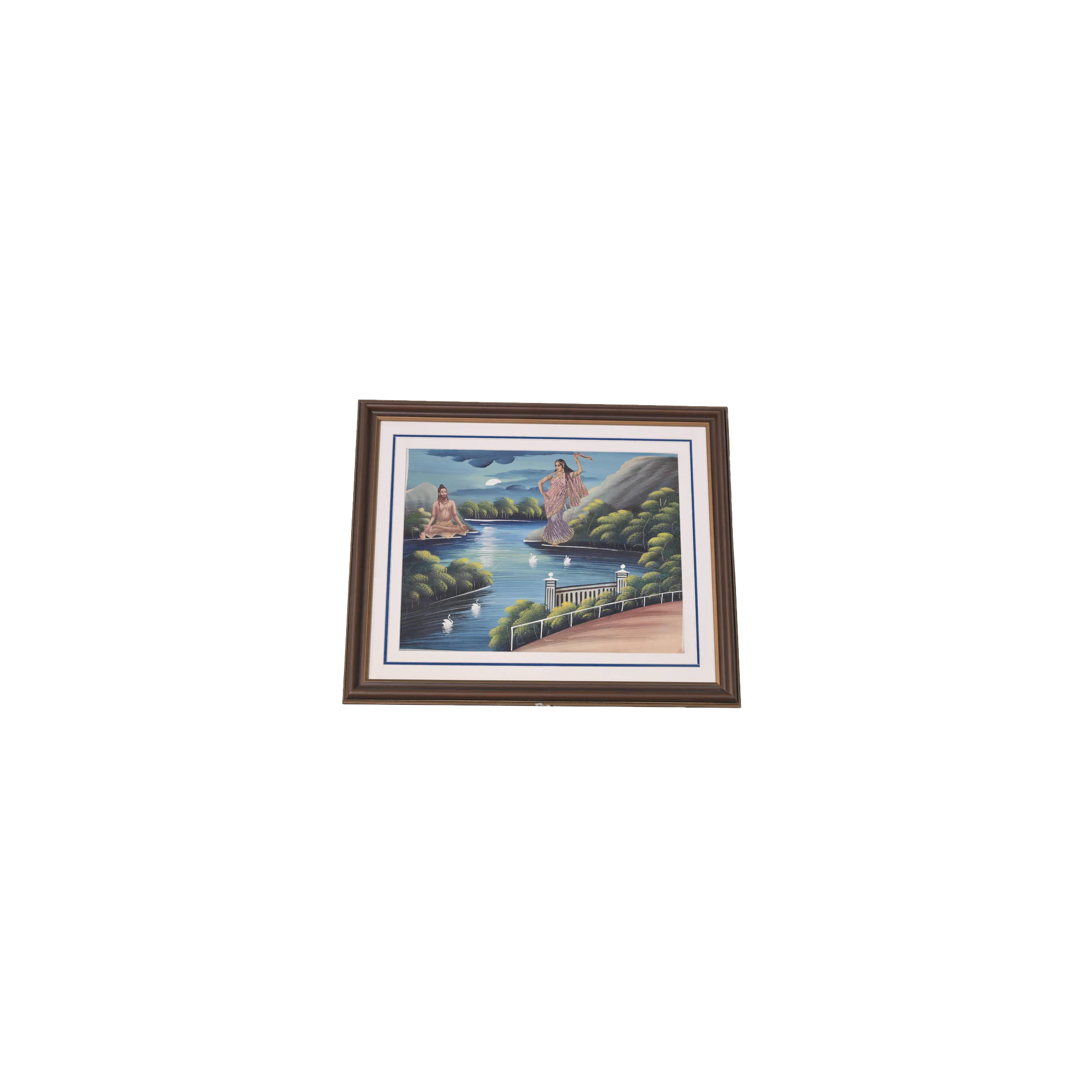 River Goddess Folk Painting