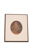 Mithuna Couple Painting After Ajanta Frescoes