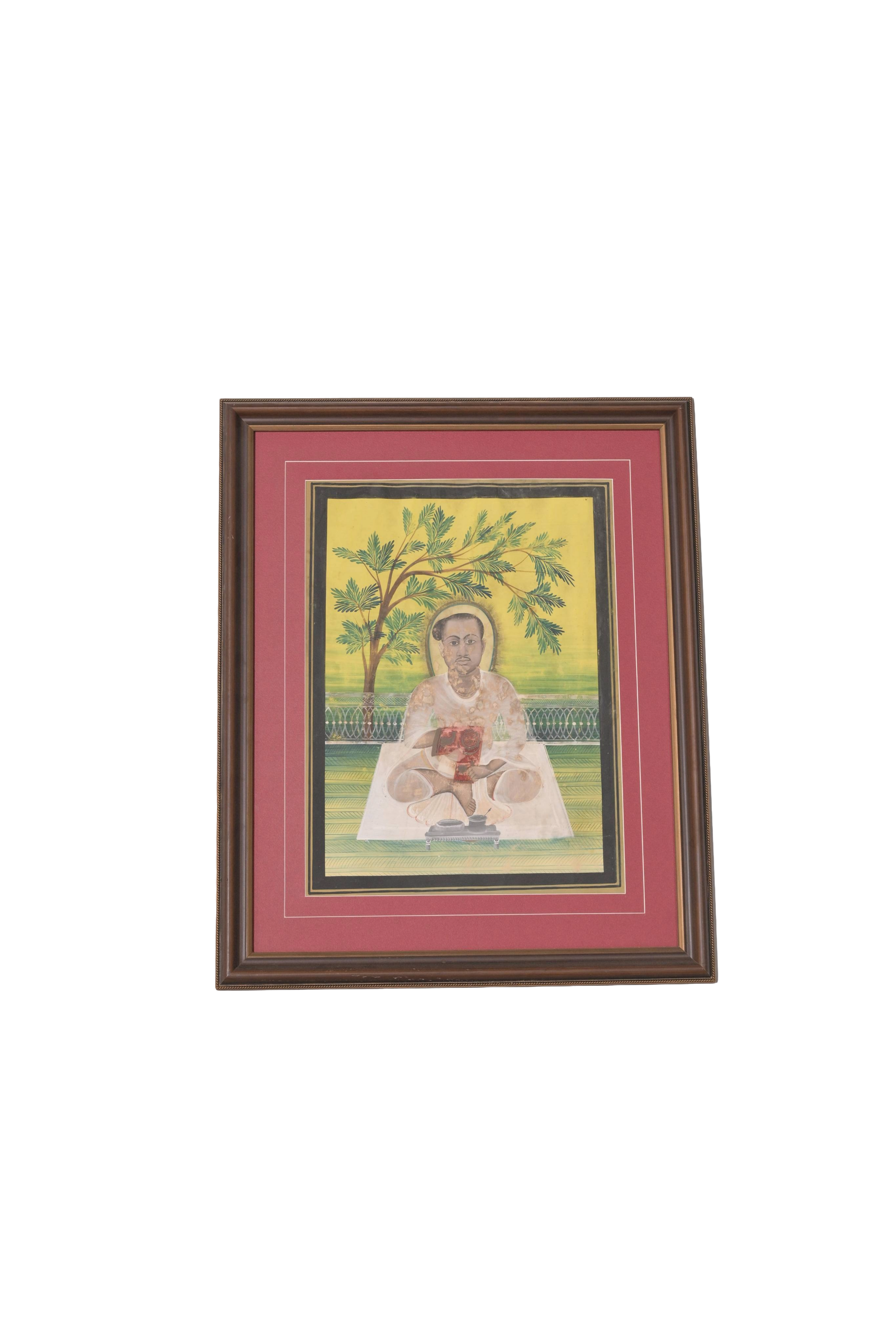Vallabhacharya Devotional Portrait Painting