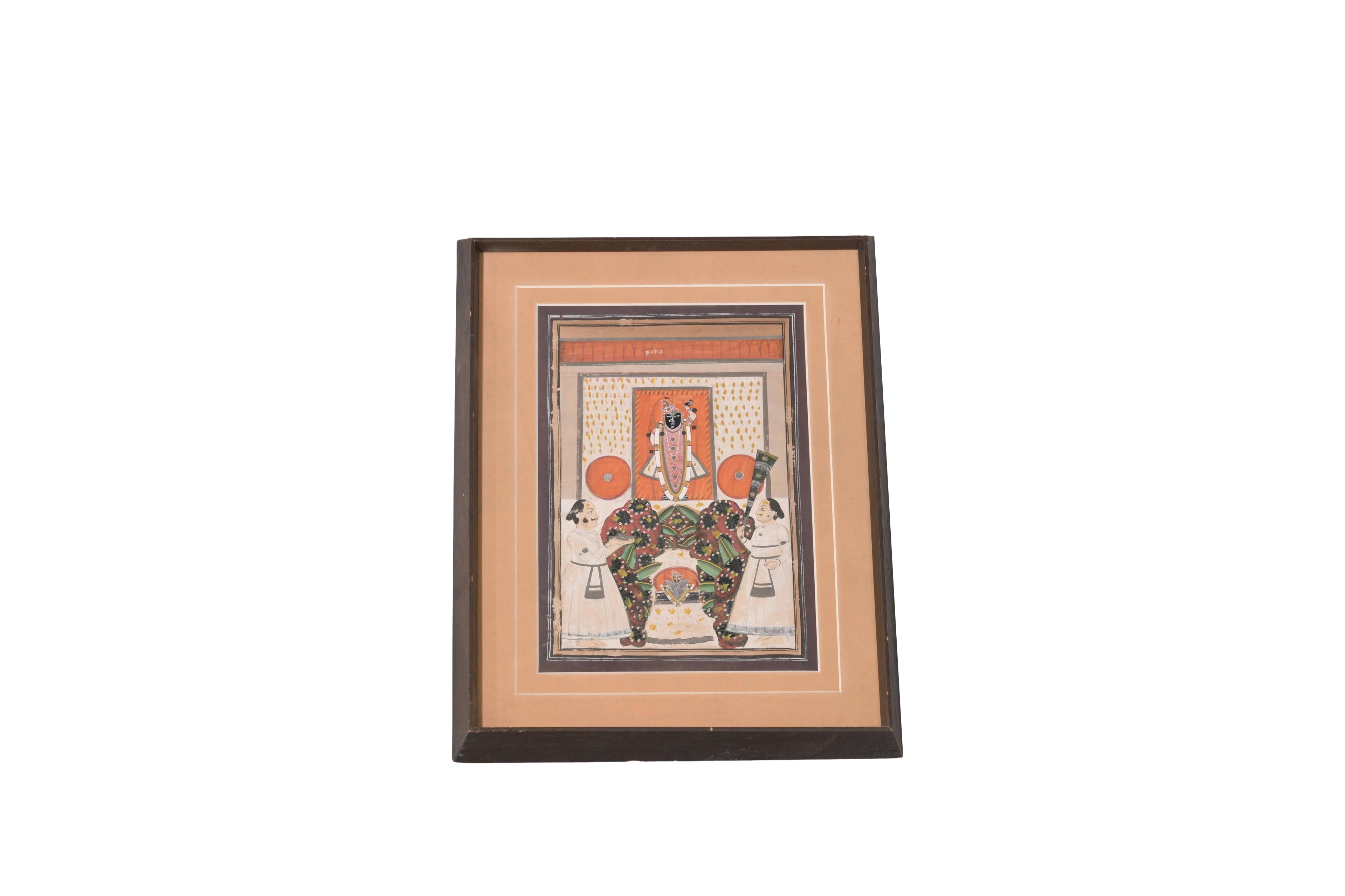 Shrinathji Pichwai Devotional Painting