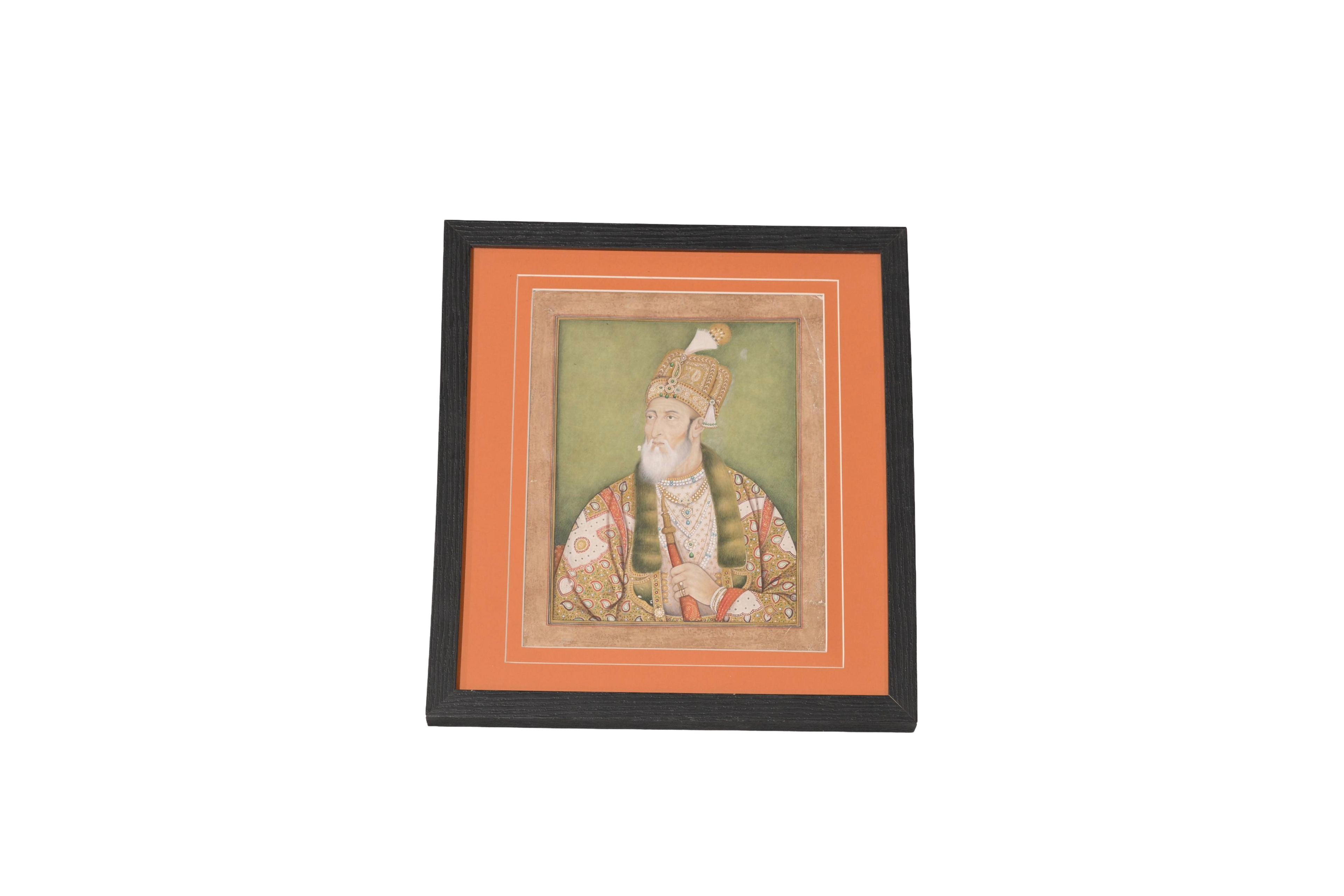 Bahadur Shah Zafar Mughal Portrait