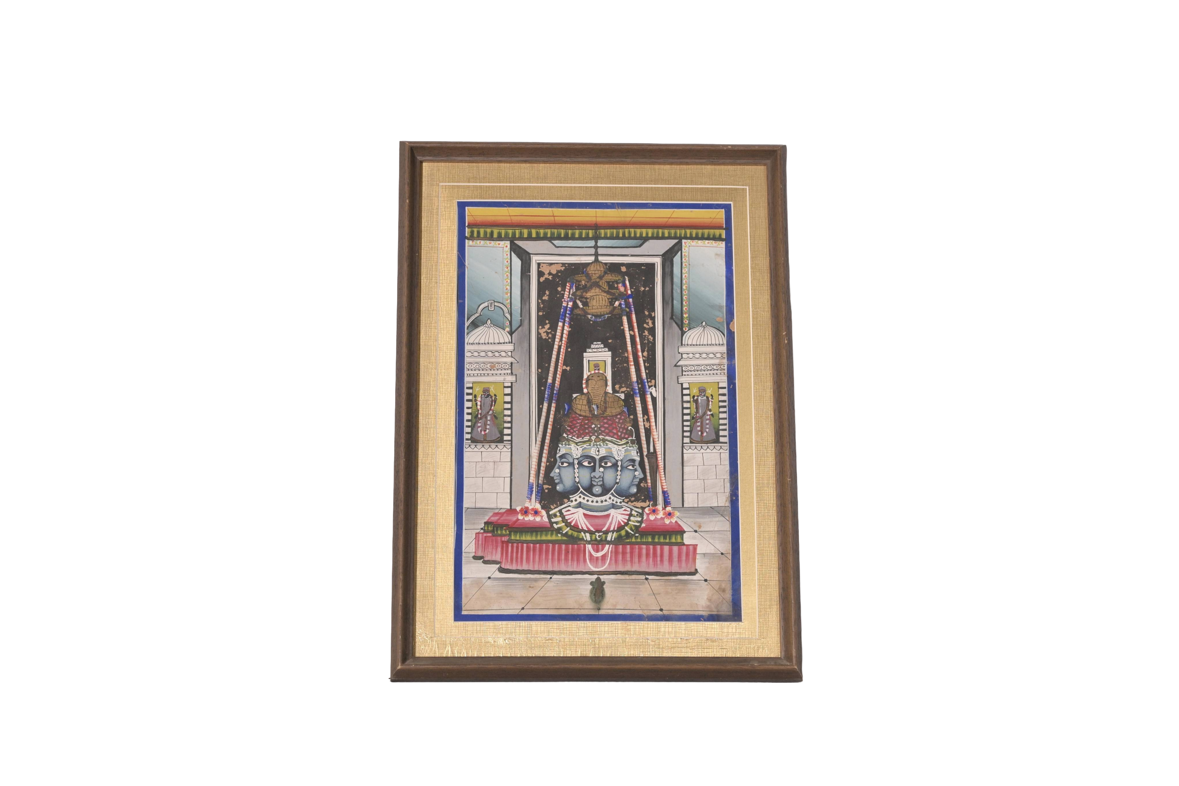 Eklingji Shiva Pichwai Painting