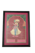 Rajput Noble Portrait Miniature Painting