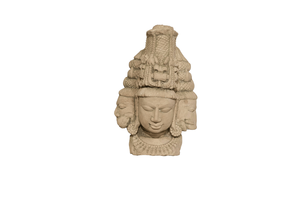 Four-Faced Brahma Stone Sculpture