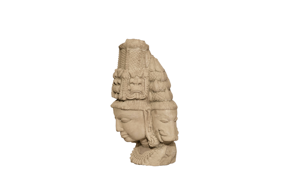 Four-Faced Brahma Stone Sculpture
