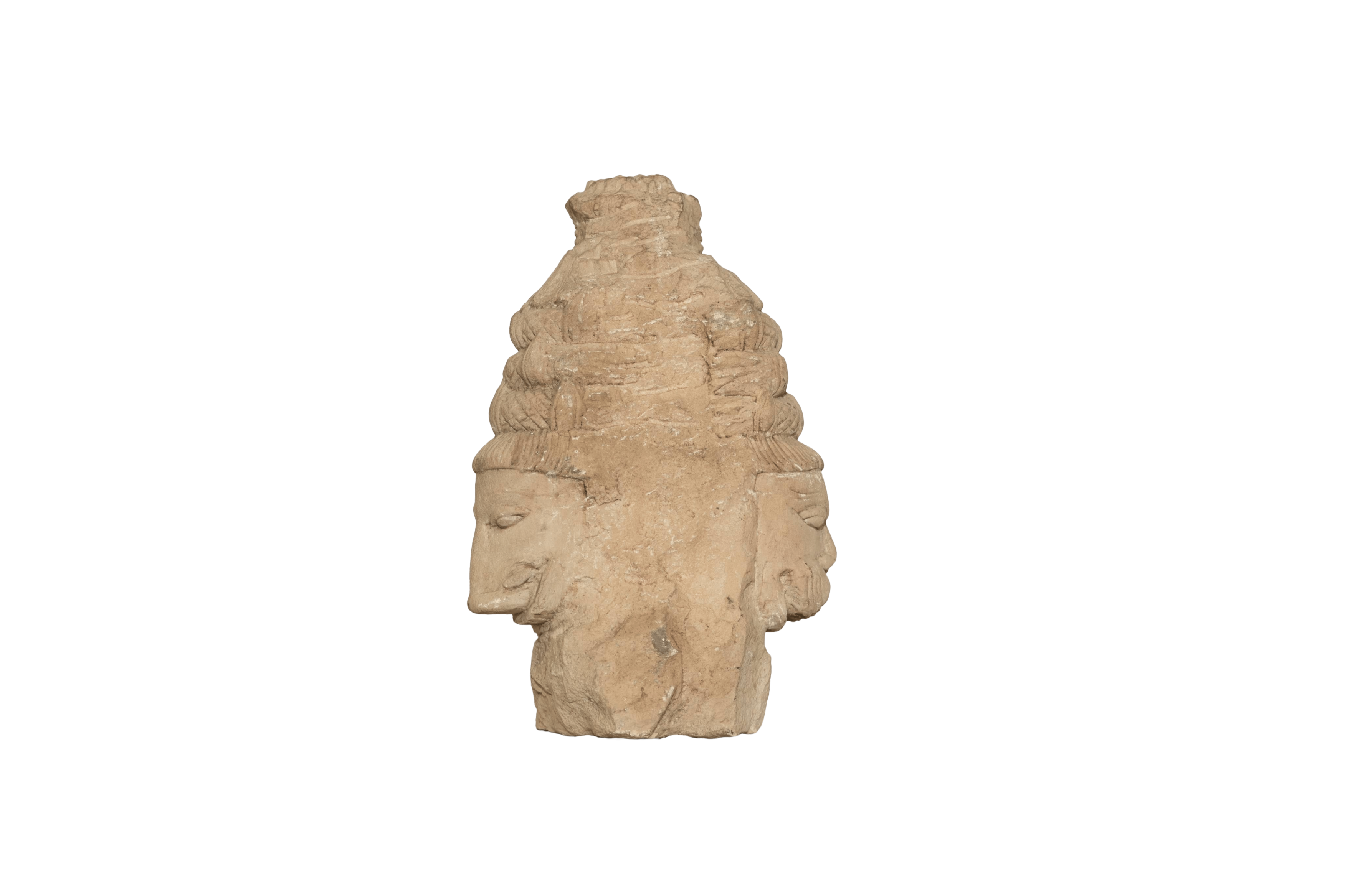 Four-Faced Brahma Stone Sculpture