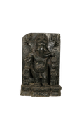 Antique Ganesha Stone Relief Sculpture
