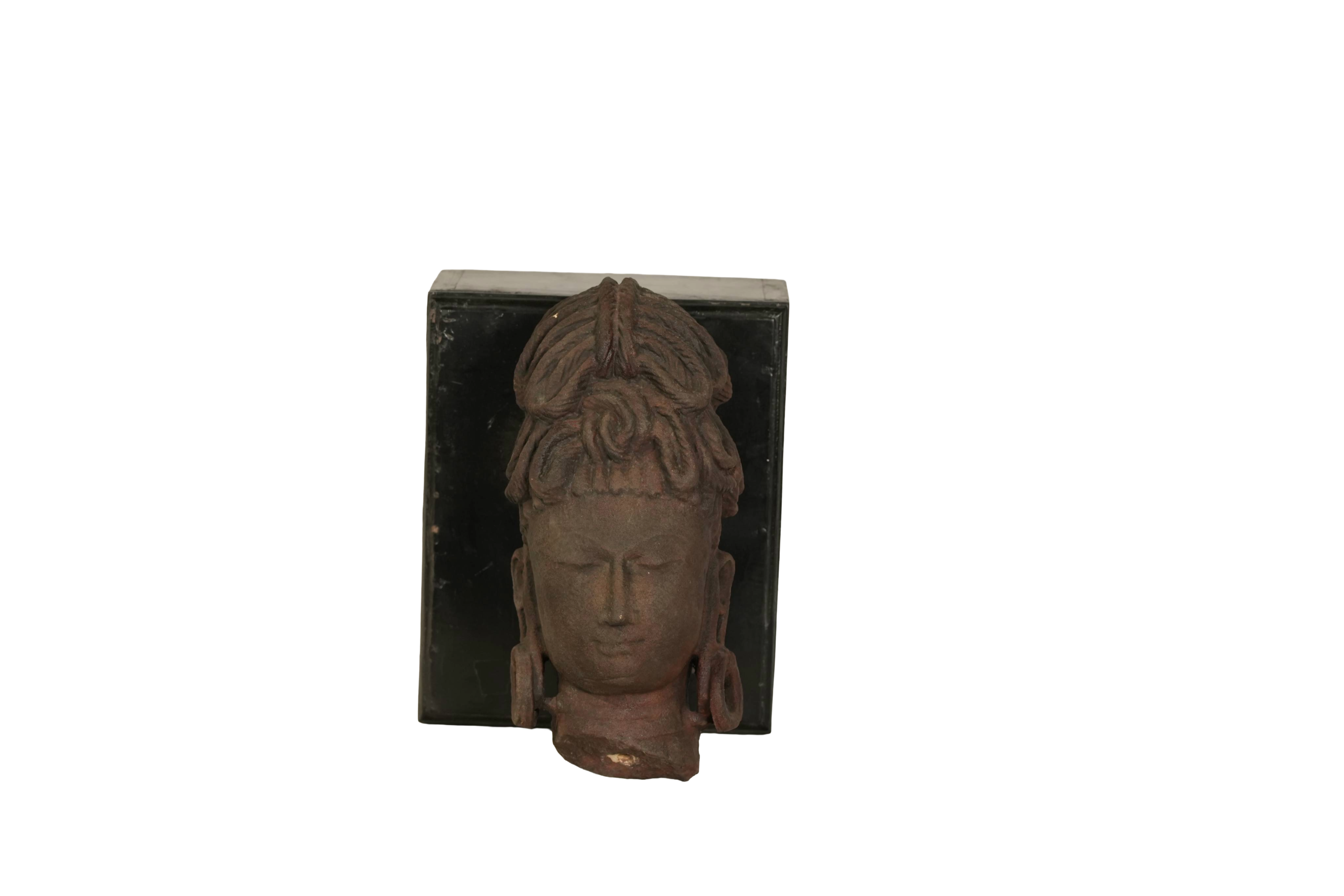 Buddha Head Terracotta Artifact