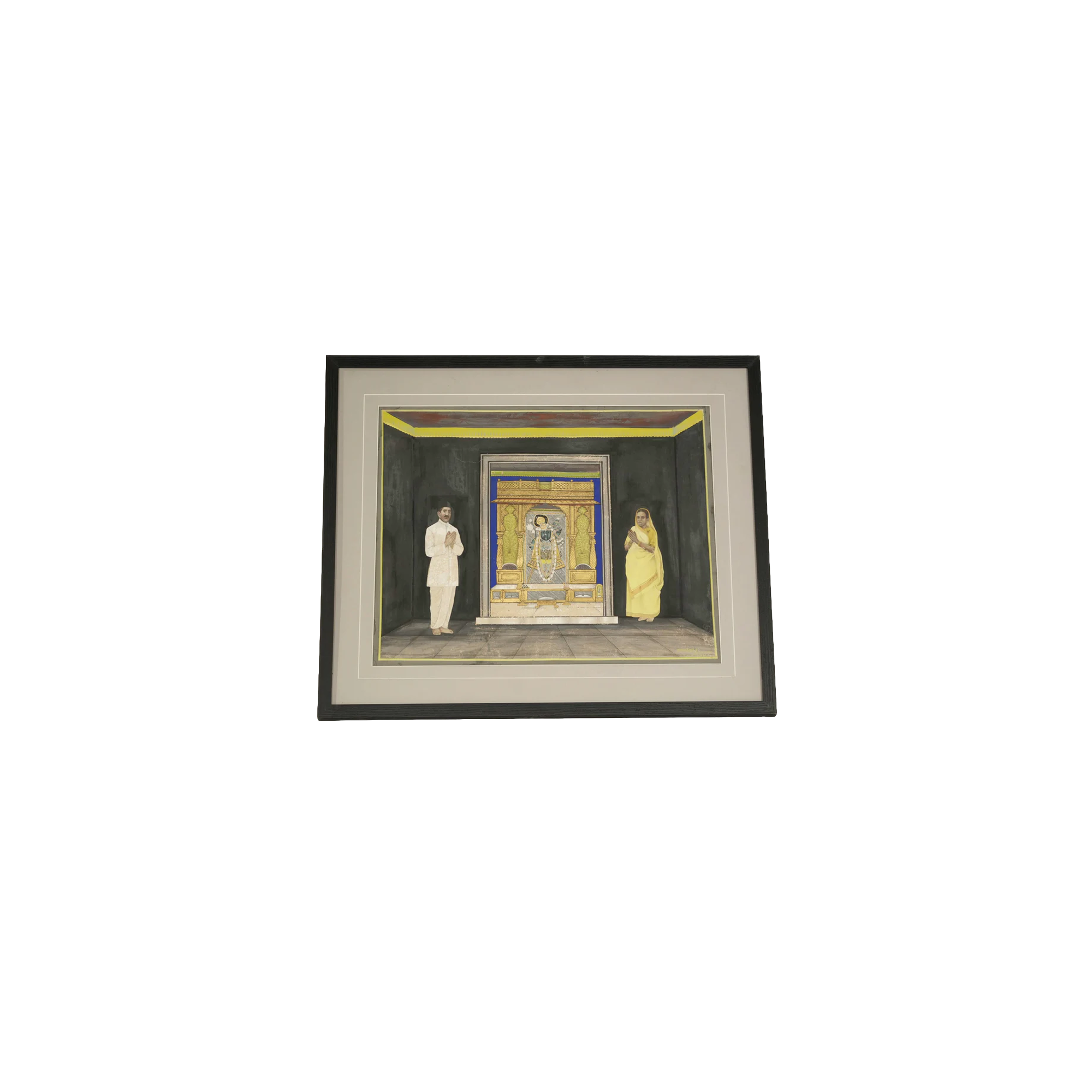 Temple Darshan ShrinathJi Heritage Painting