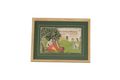 Radha Krishna Garden Miniature Painting