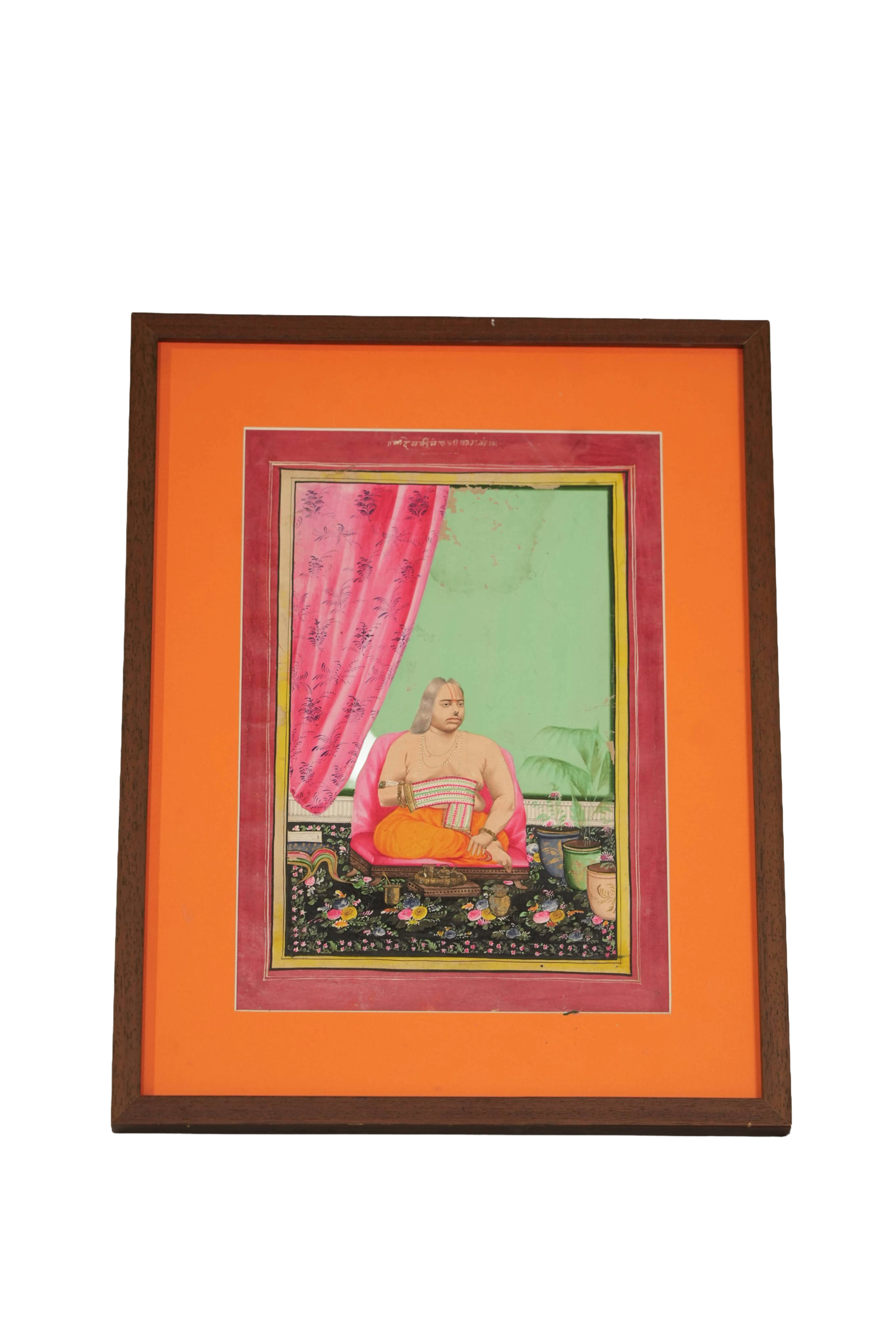 Royal Nobleman Miniature Portrait Art