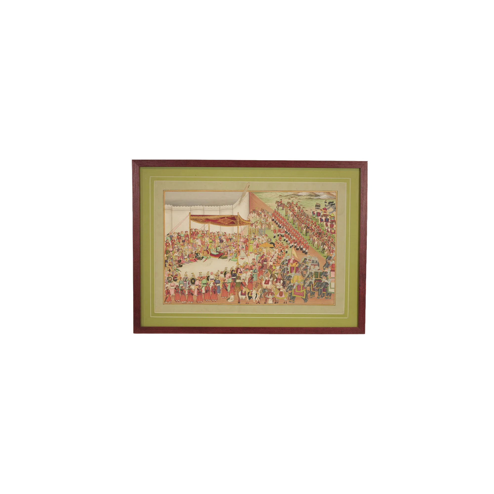 Royal Procession Miniature Painting