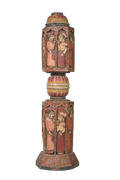 Handpainted Royal Court Bed leg