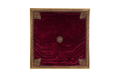 Burgundy Velvet Zardozi Textile Panel