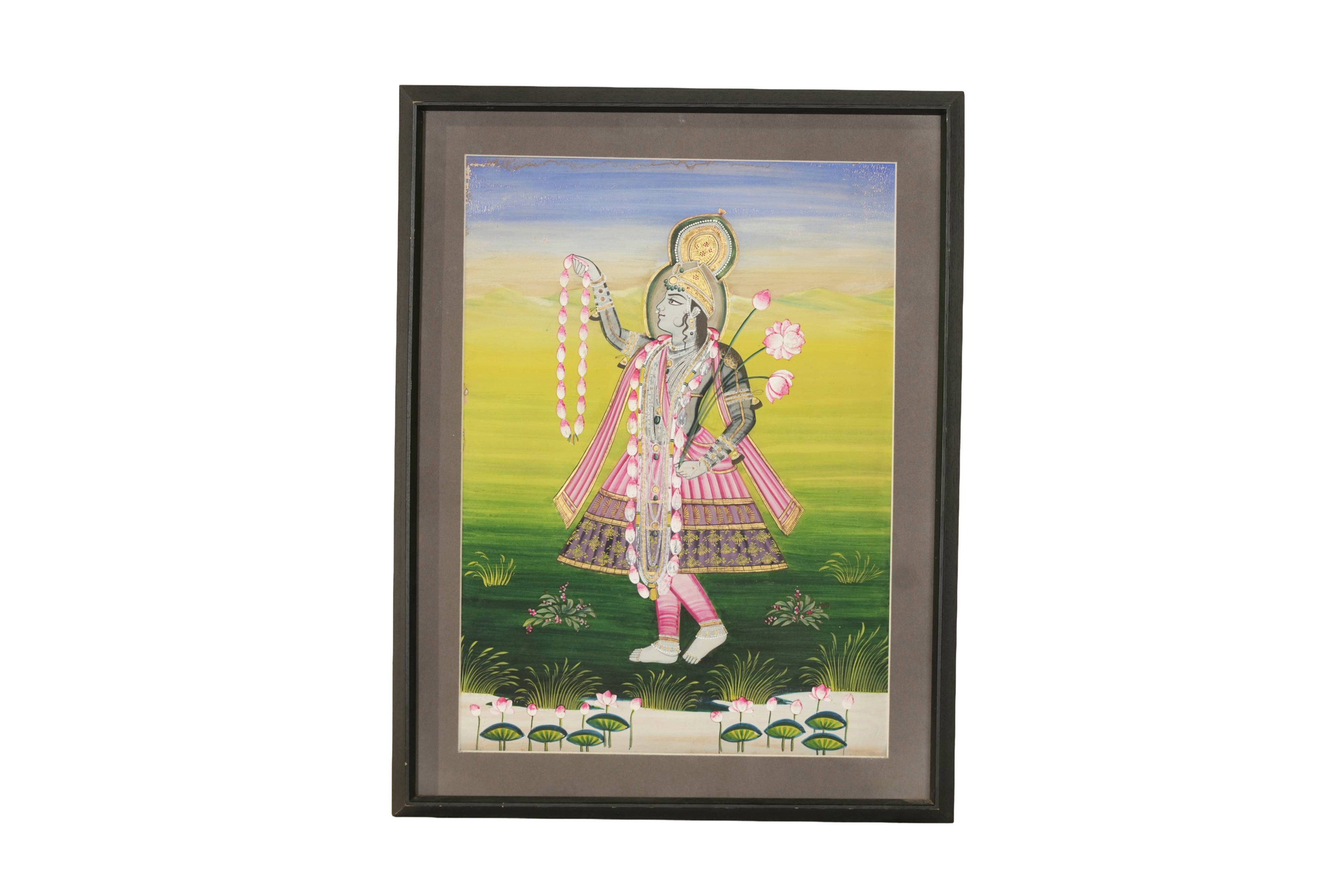 Sri Yamunaji Nathdwara Devotional Painting