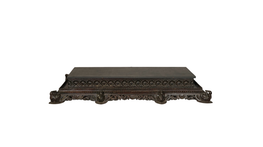 Heritage Temple Altar Pedestal with Storage Compartment