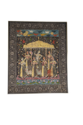 Royal Krishna Raas Leela Miniature Painting