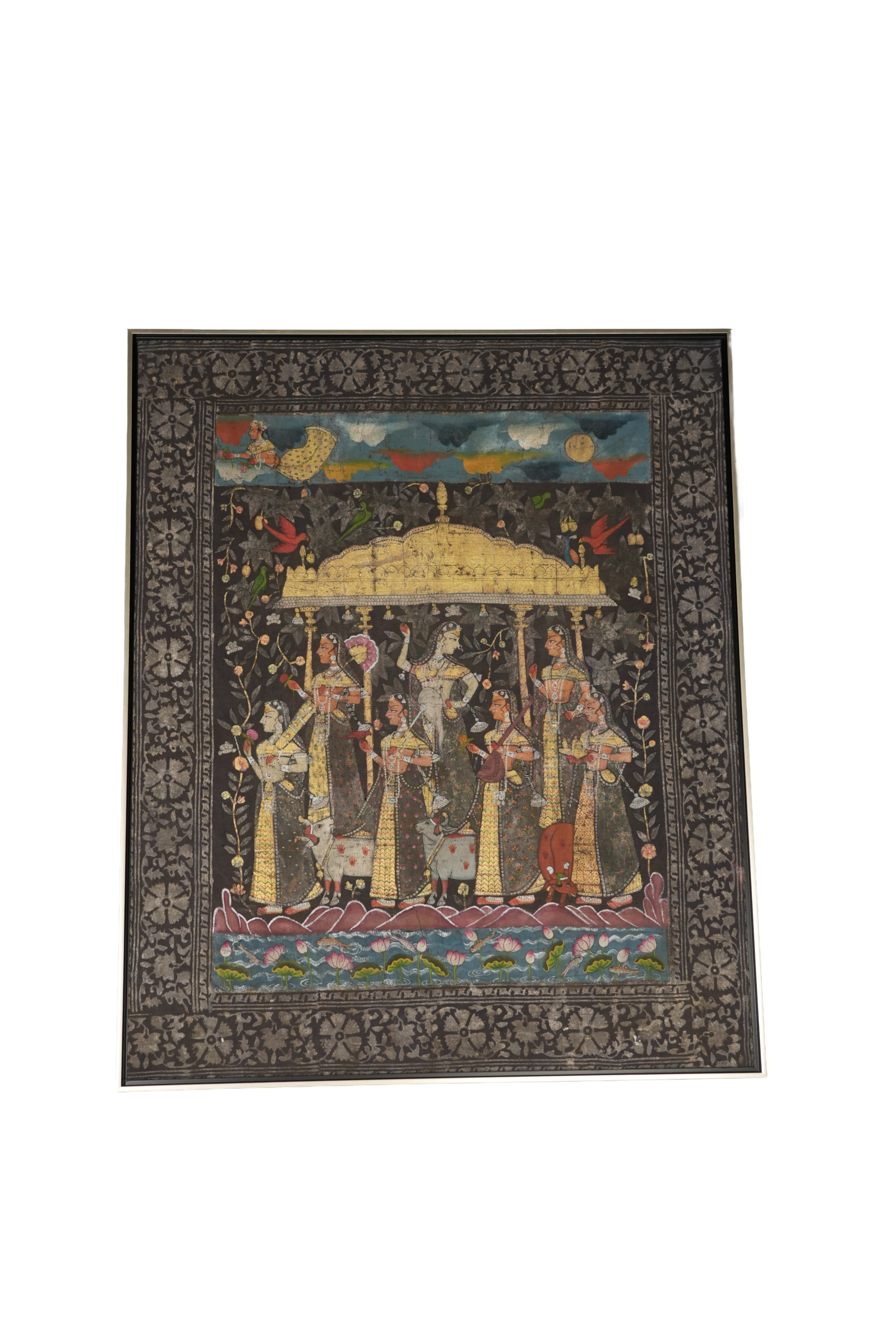 Royal Krishna Raas Leela Miniature Painting
