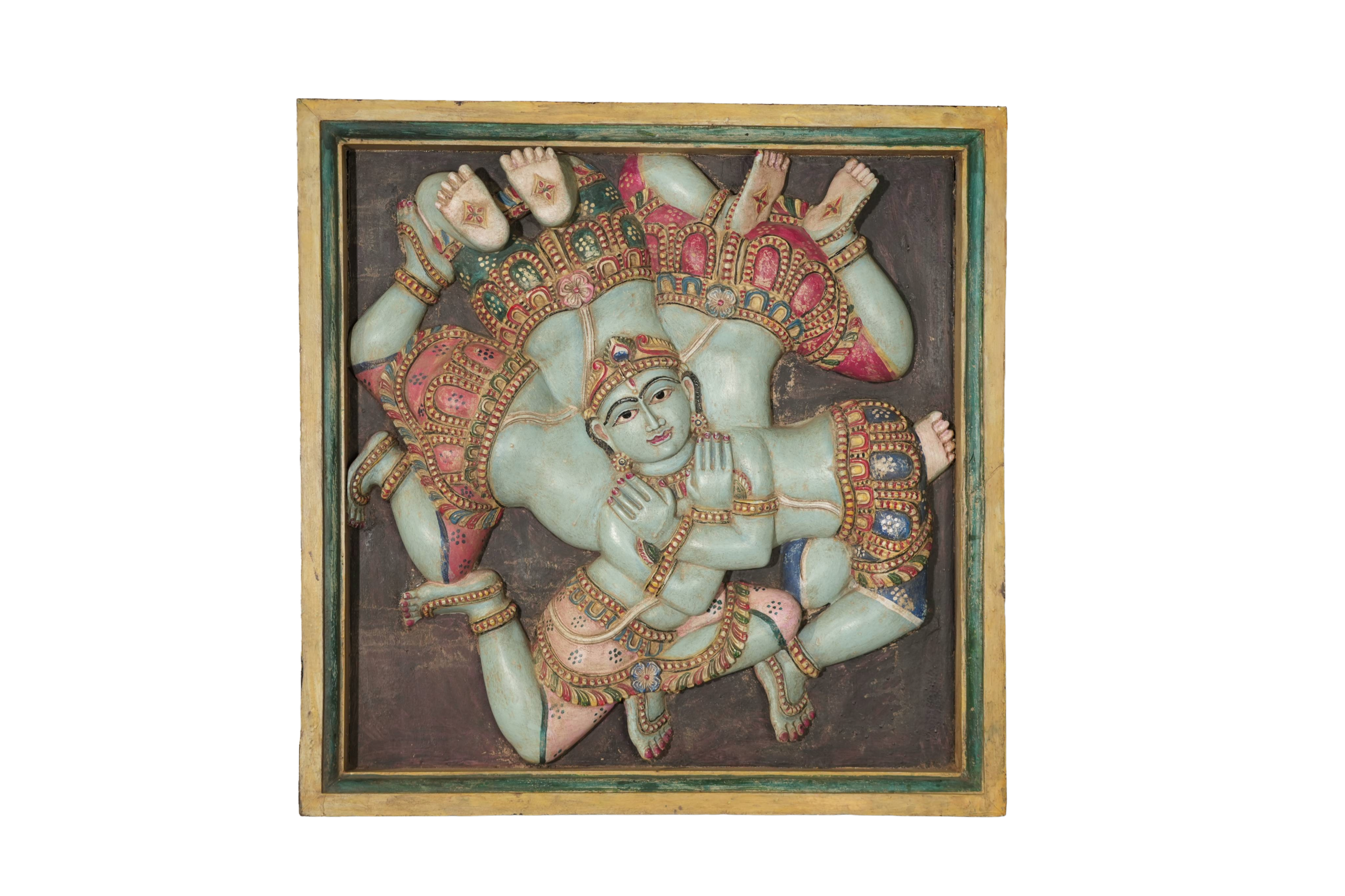 Divine Vishnu Sheshnag Relief Sculpture