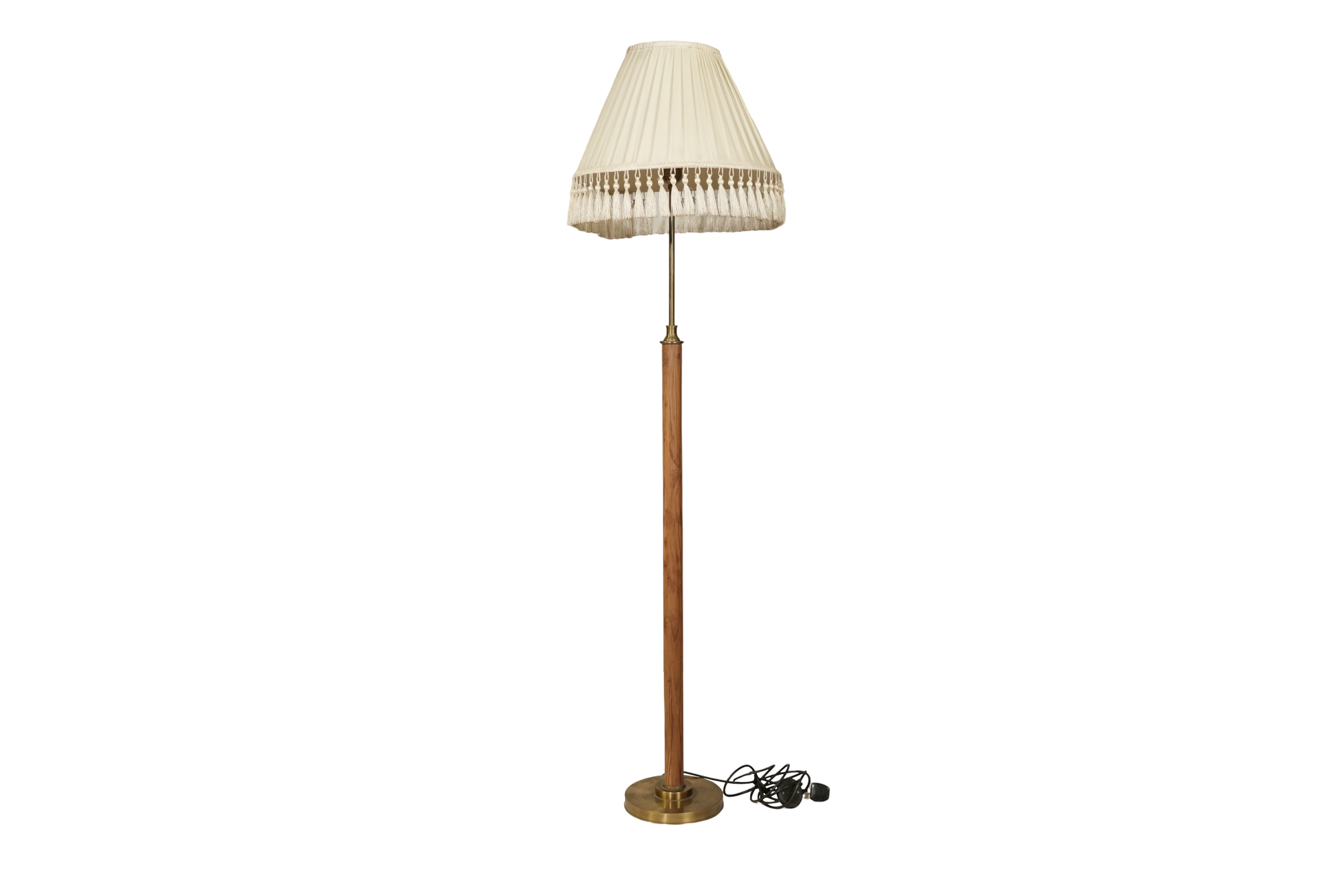 Colonial wooden Floor Lamp