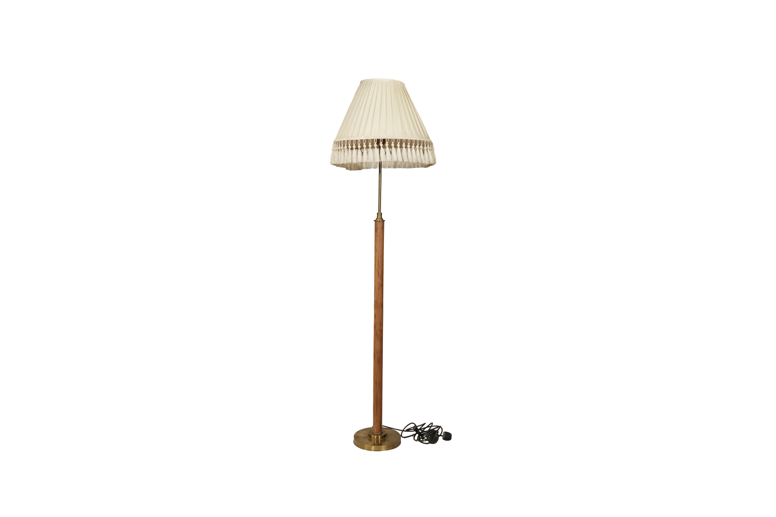 Colonial wooden Floor Lamp