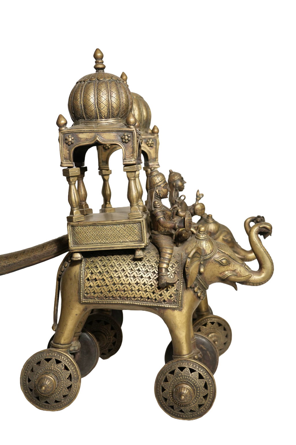Royal Brass Elephant Procession Rath Carriage