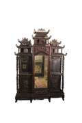 Grand Chinese Pagoda Display Cabinet