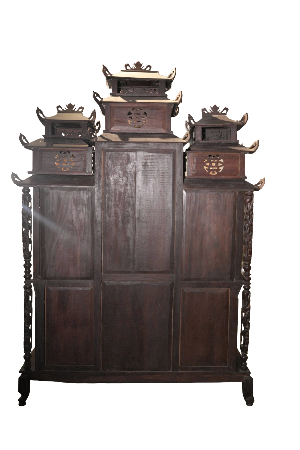 Grand Chinese Pagoda Display Cabinet