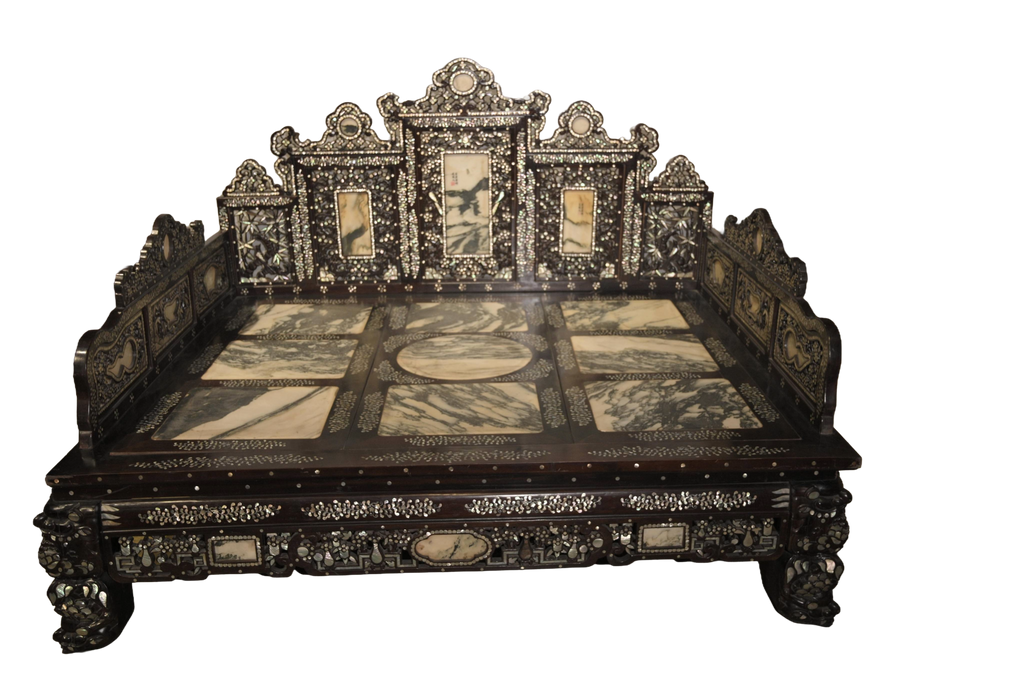 Royal Inlaid wooden Daybed