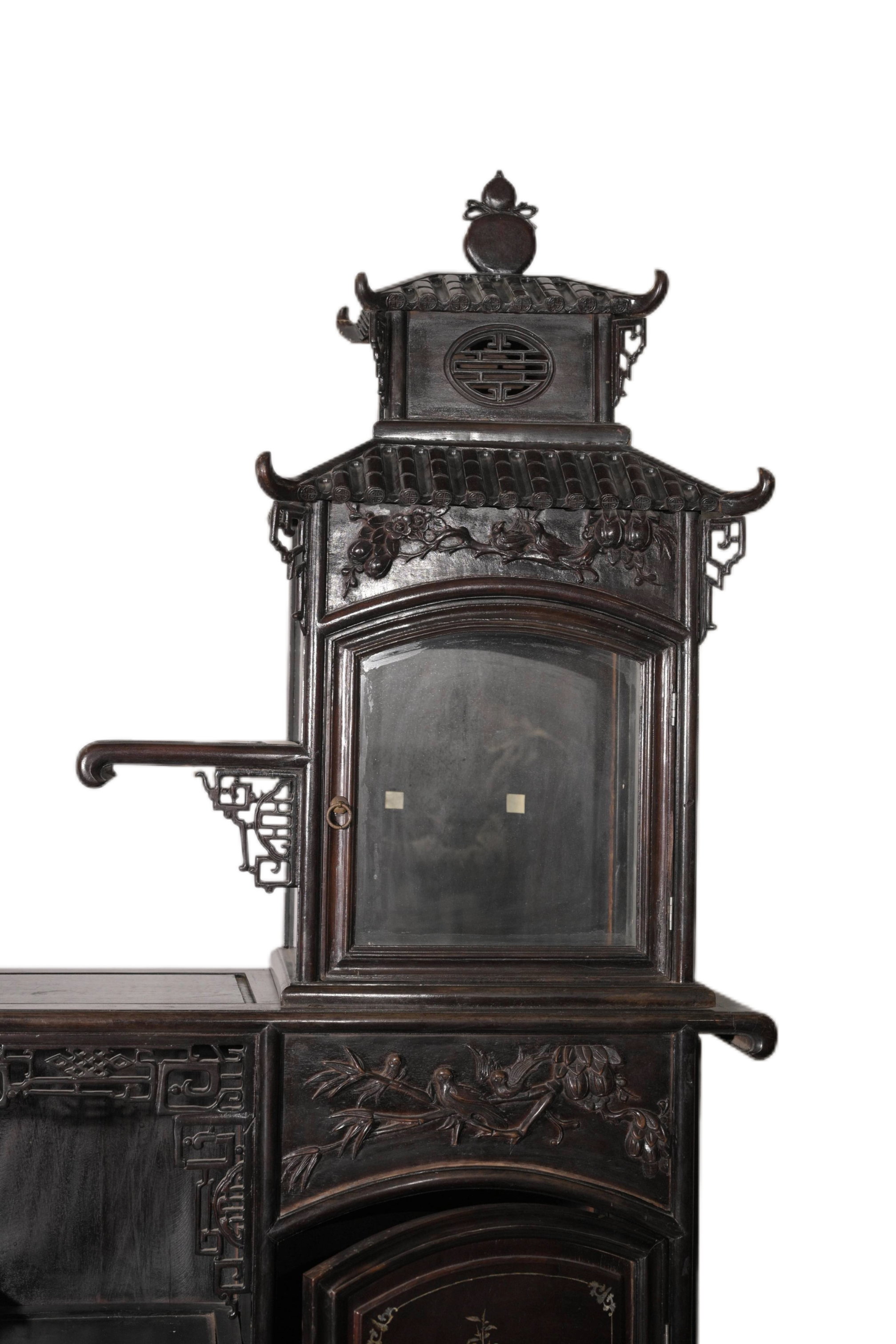 Chinese Scholar Display Cabinet Shelf