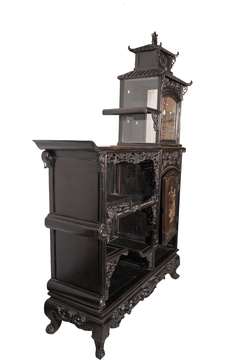 Chinese Scholar Display Cabinet Shelf