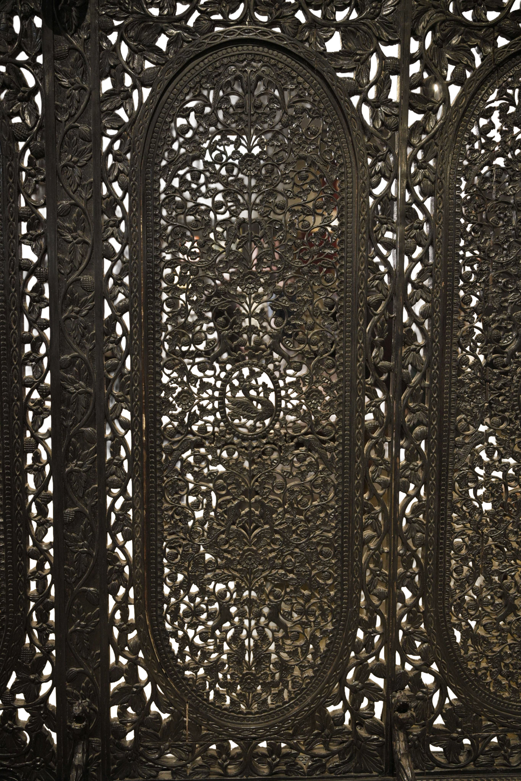 Hand-Carved Heritage Room Divider Screen