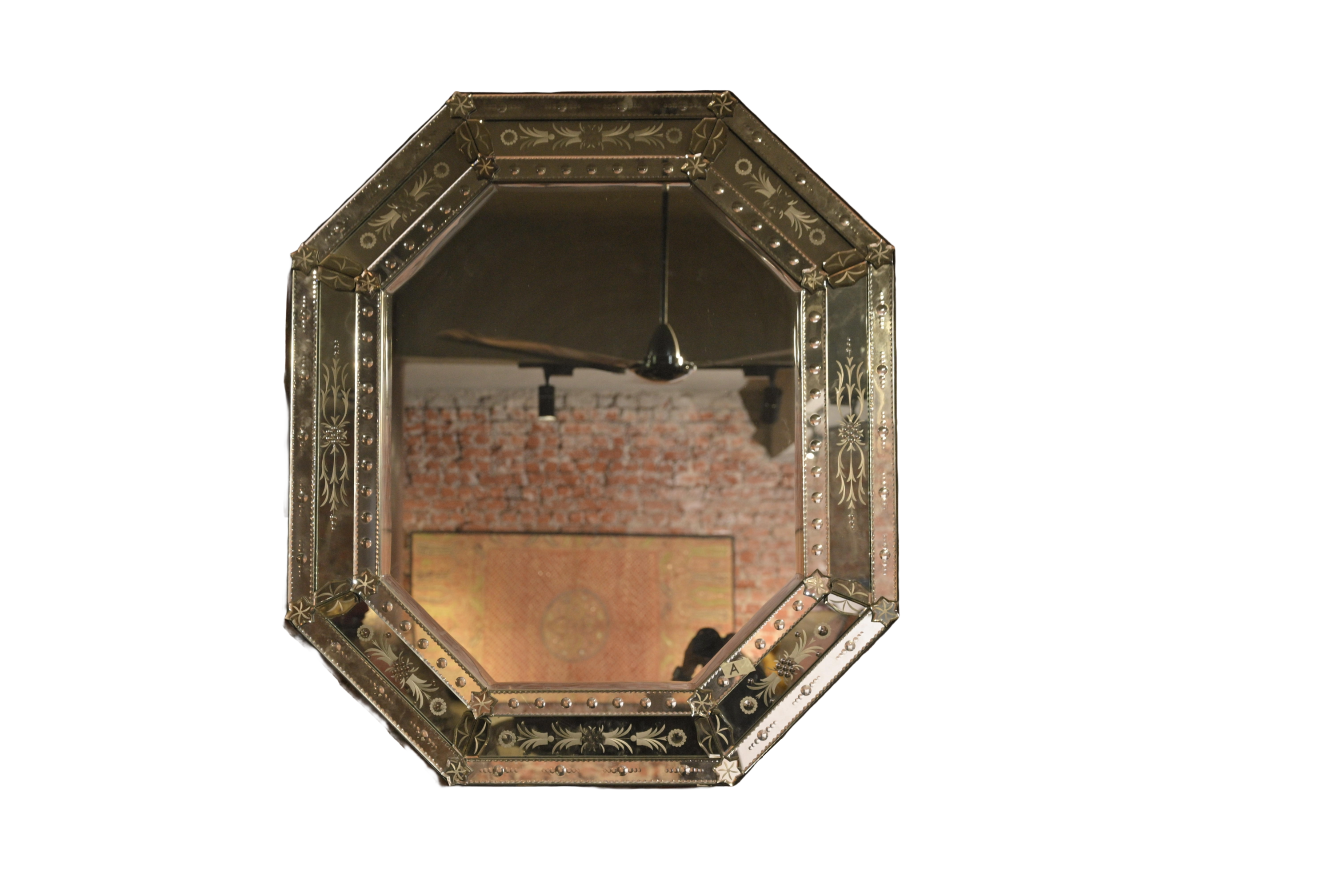 Venetian Octagonal Decorative Wall Mirror