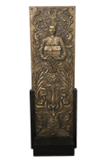 Art Nouveau Bronze Relief Sculpture