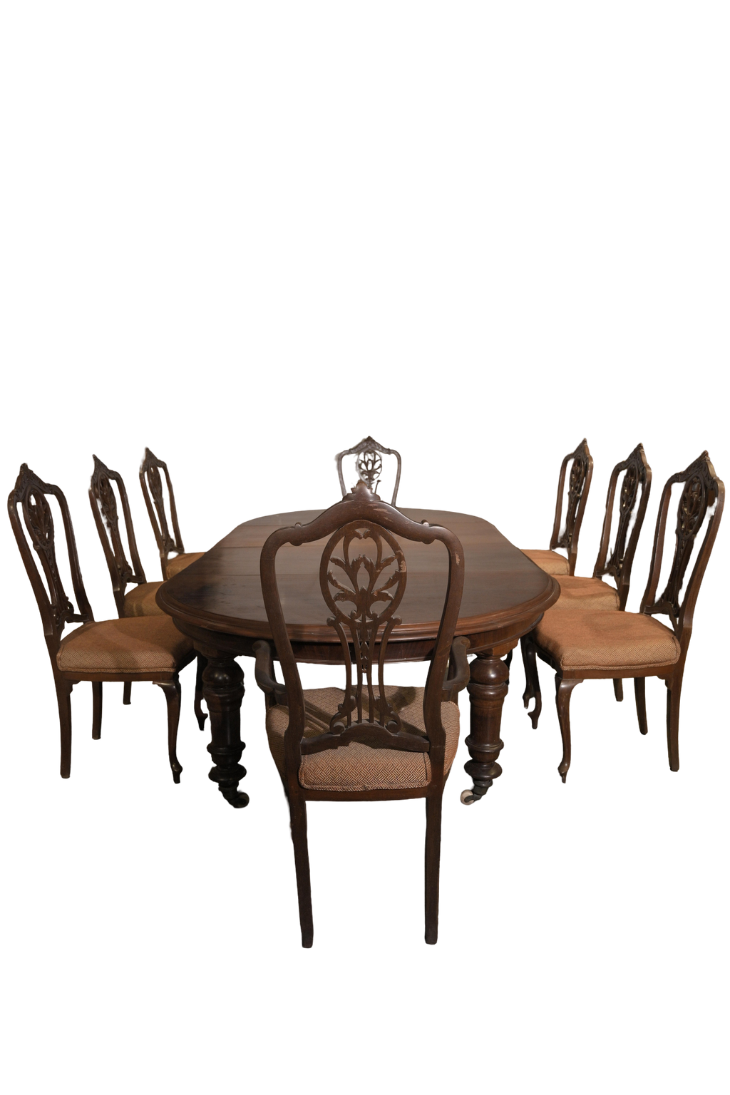 Grand Colonial Extendable Dining Table Set