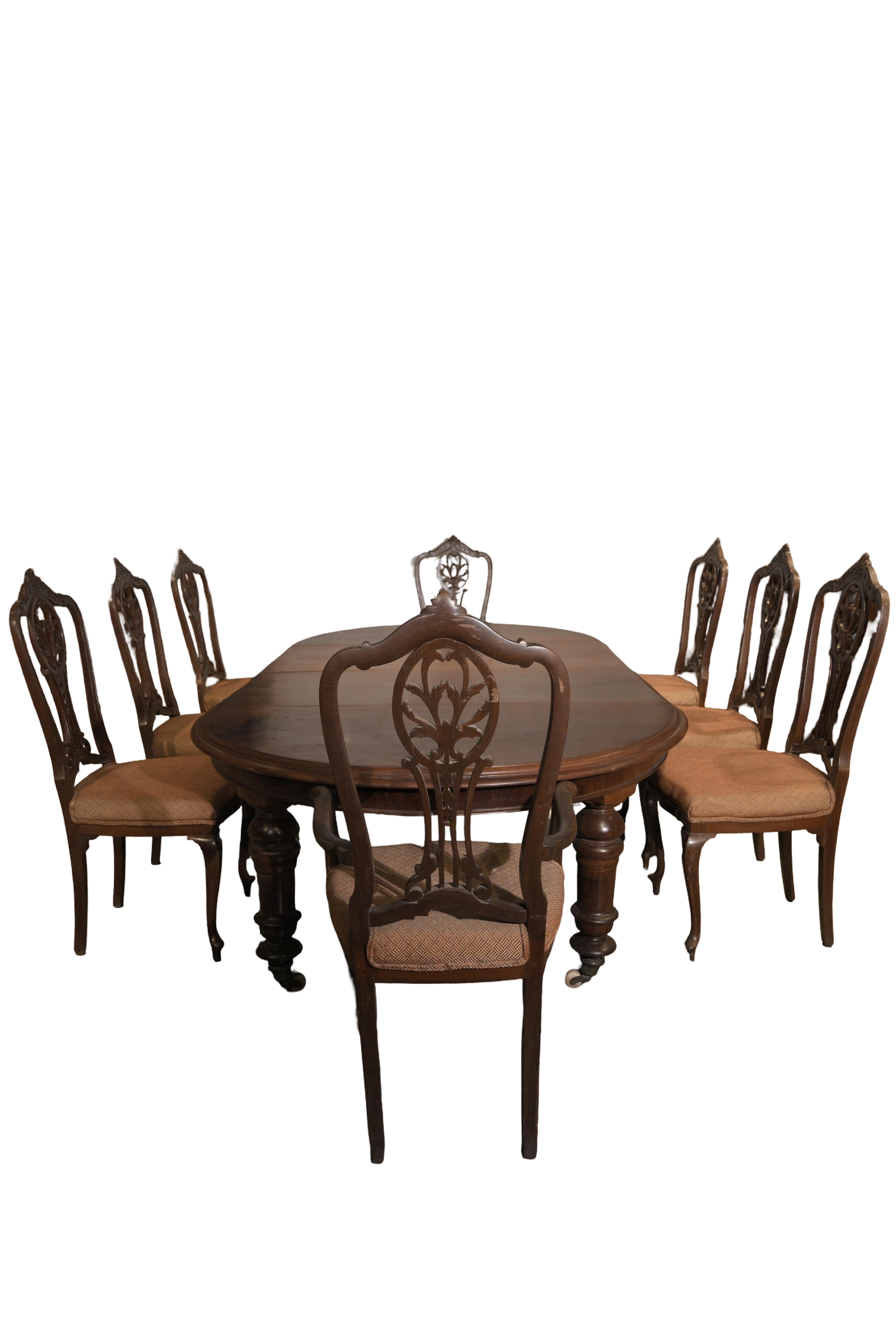 Grand Colonial Extendable Dining Table Set