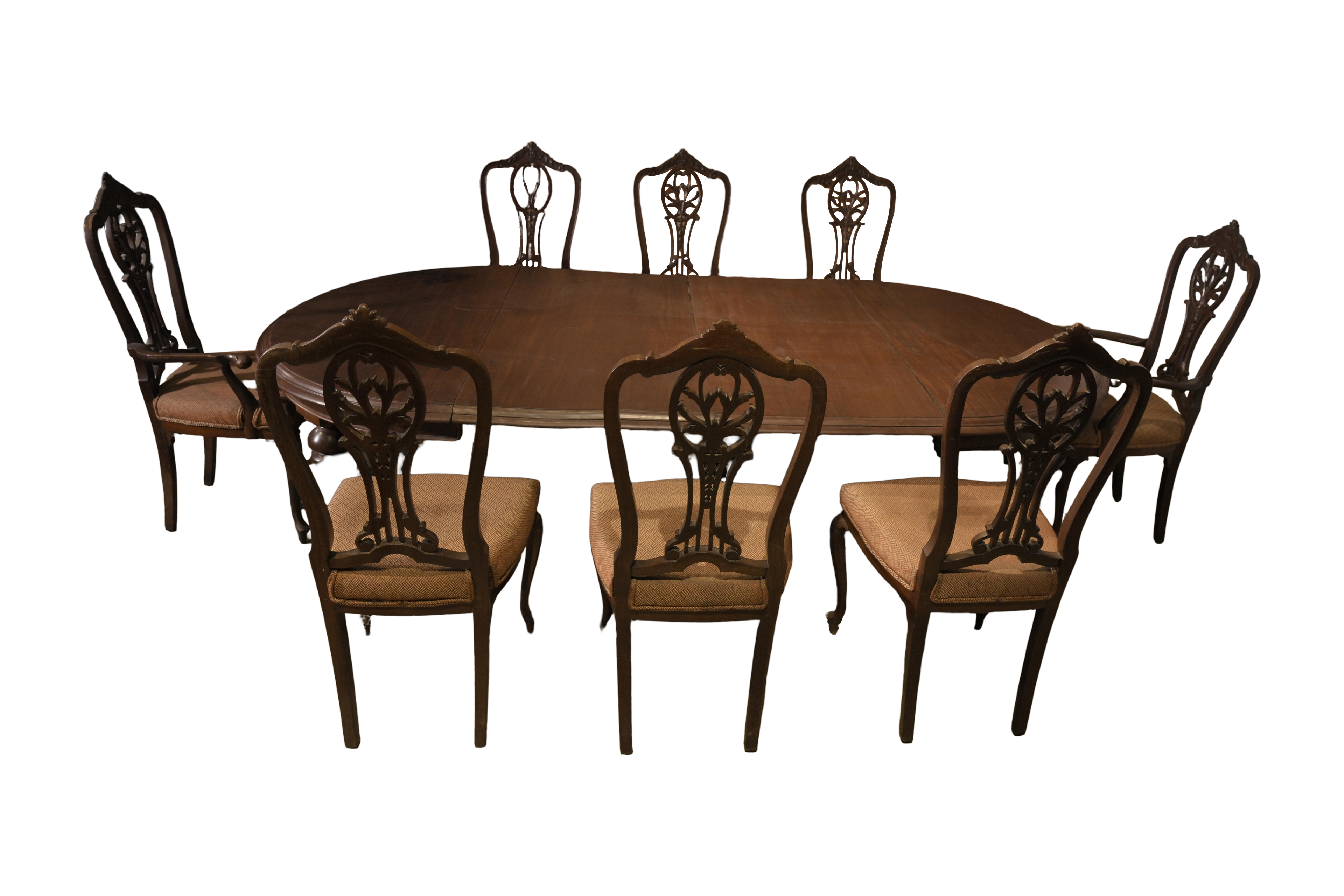 Grand Colonial Extendable Dining Table Set