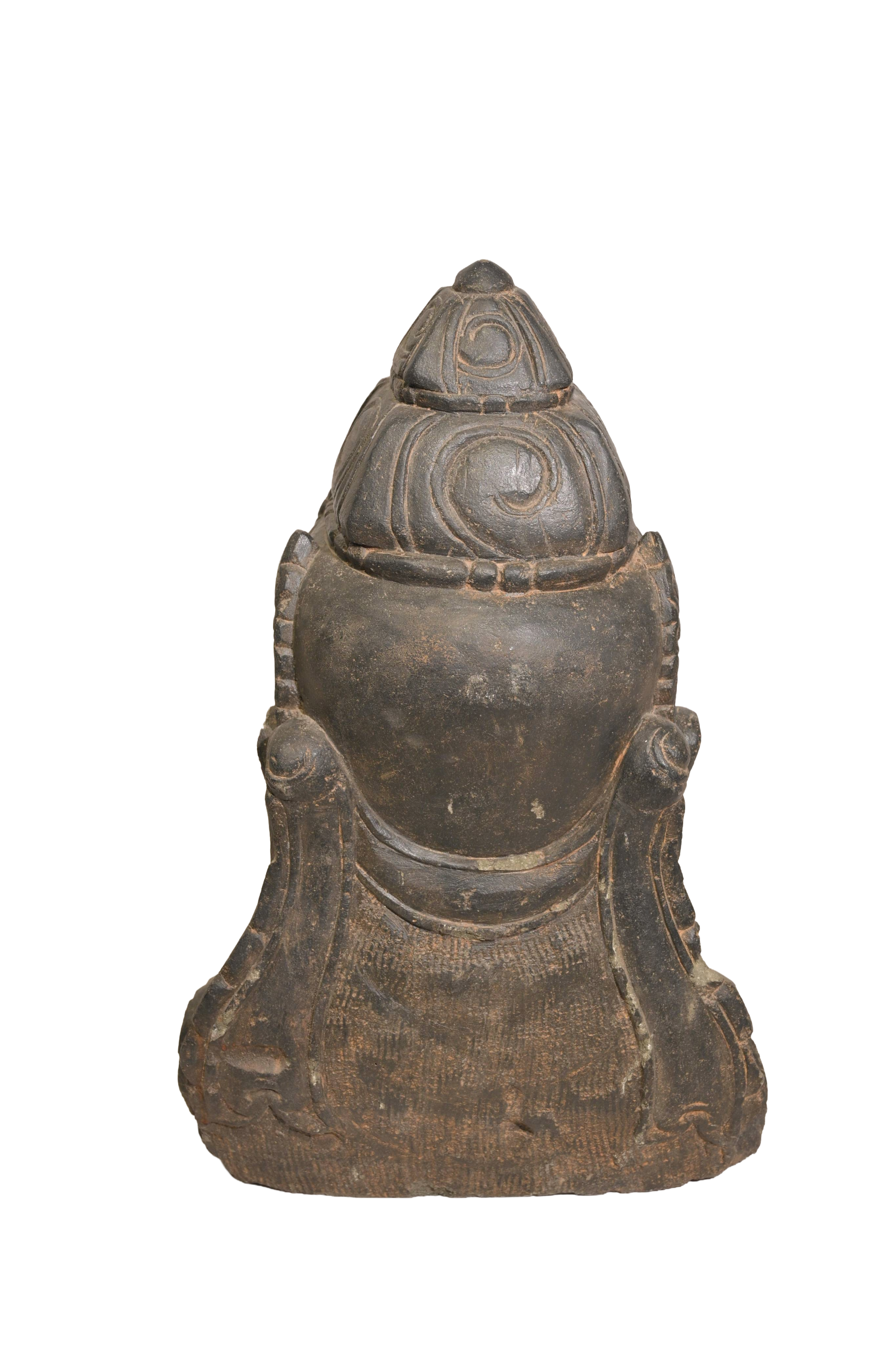 Divine Lord Shiva Stone Bust Sculpture