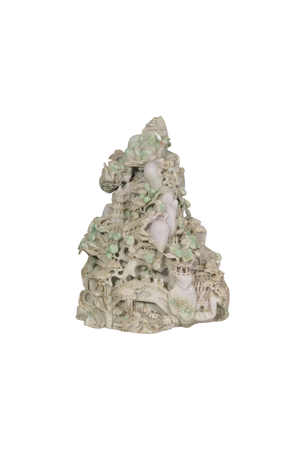 Hand Carved Jade Landscape Sculpture