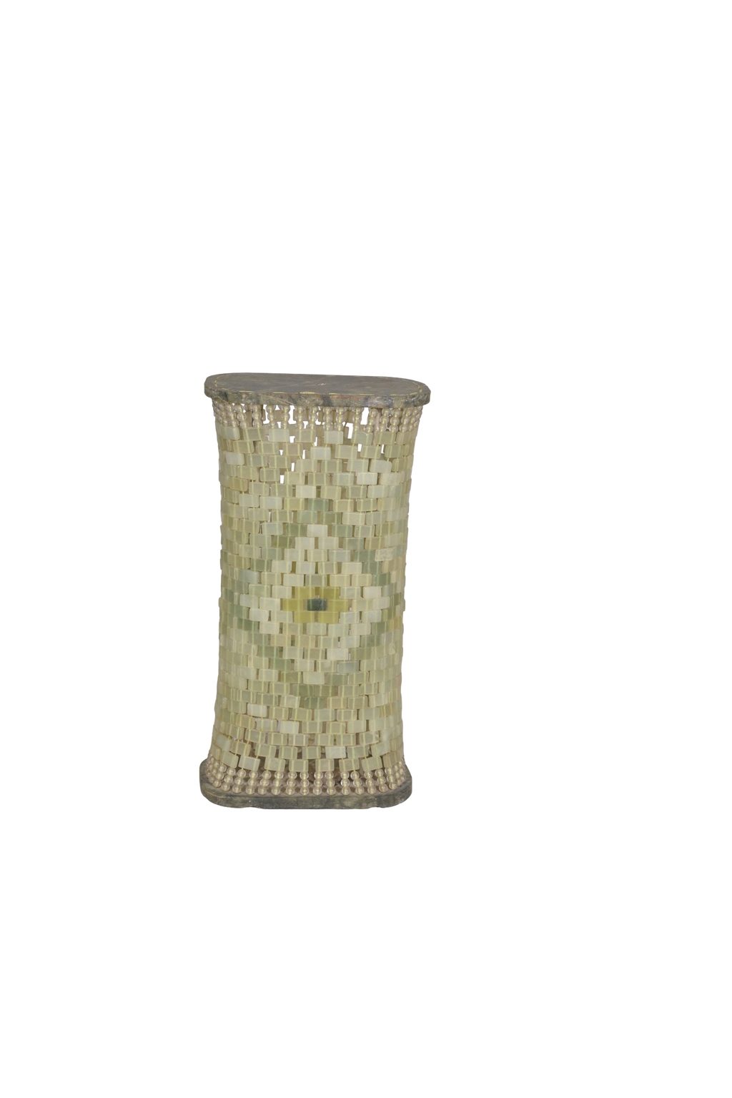 Mother of Pearl Mosaic Vase