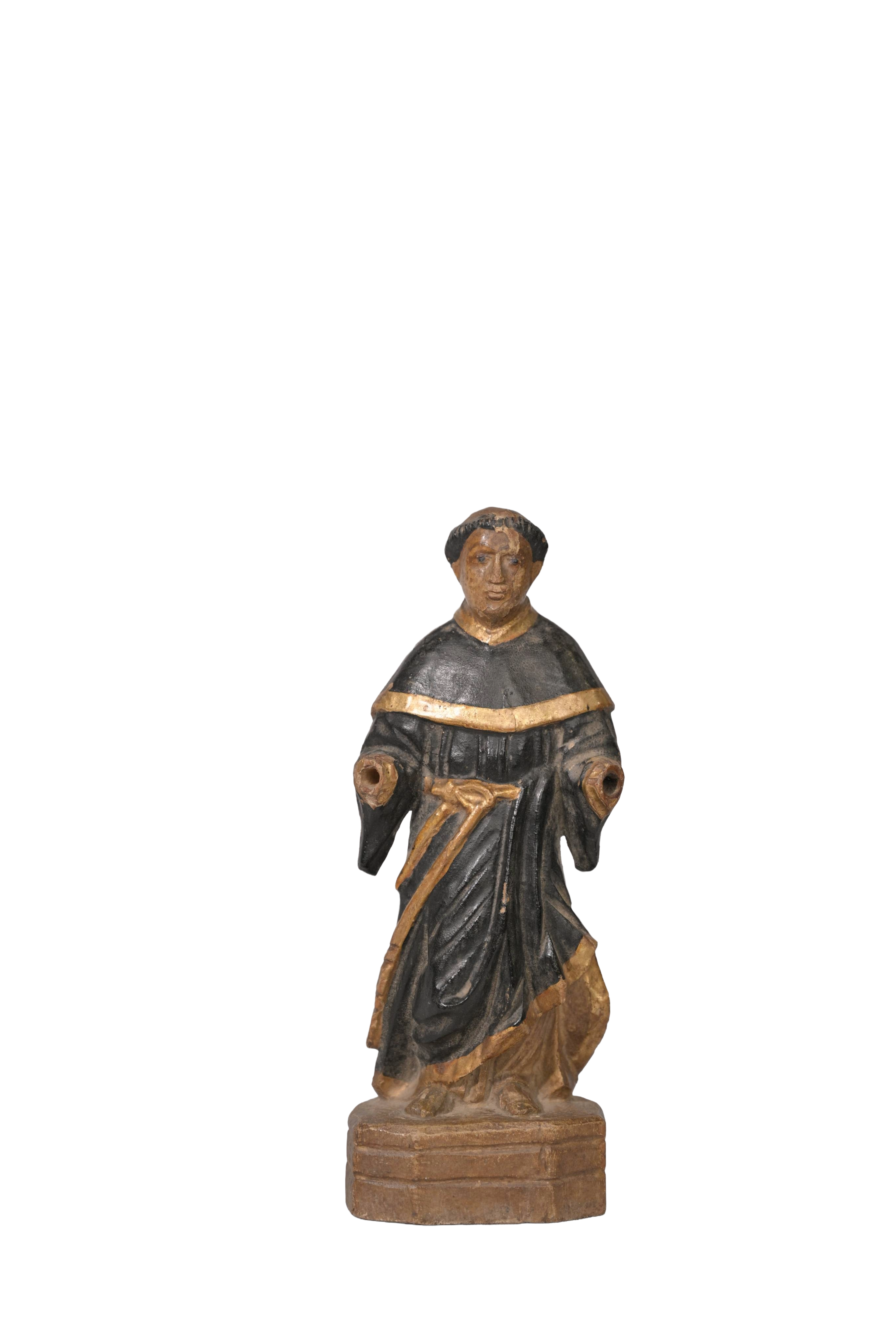 Antique Saint Anthony of Padua Figurine