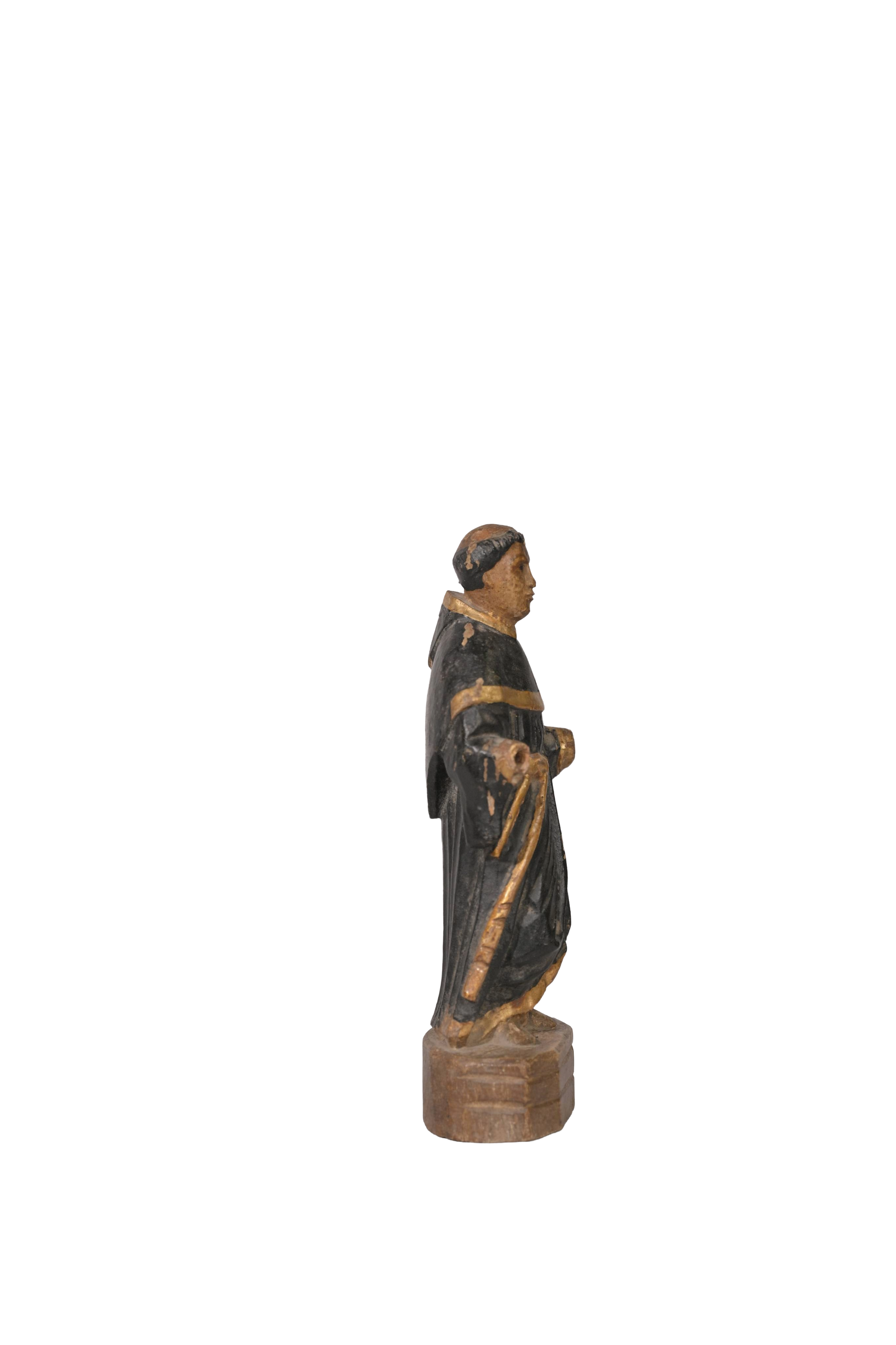 Antique Saint Anthony of Padua Figurine