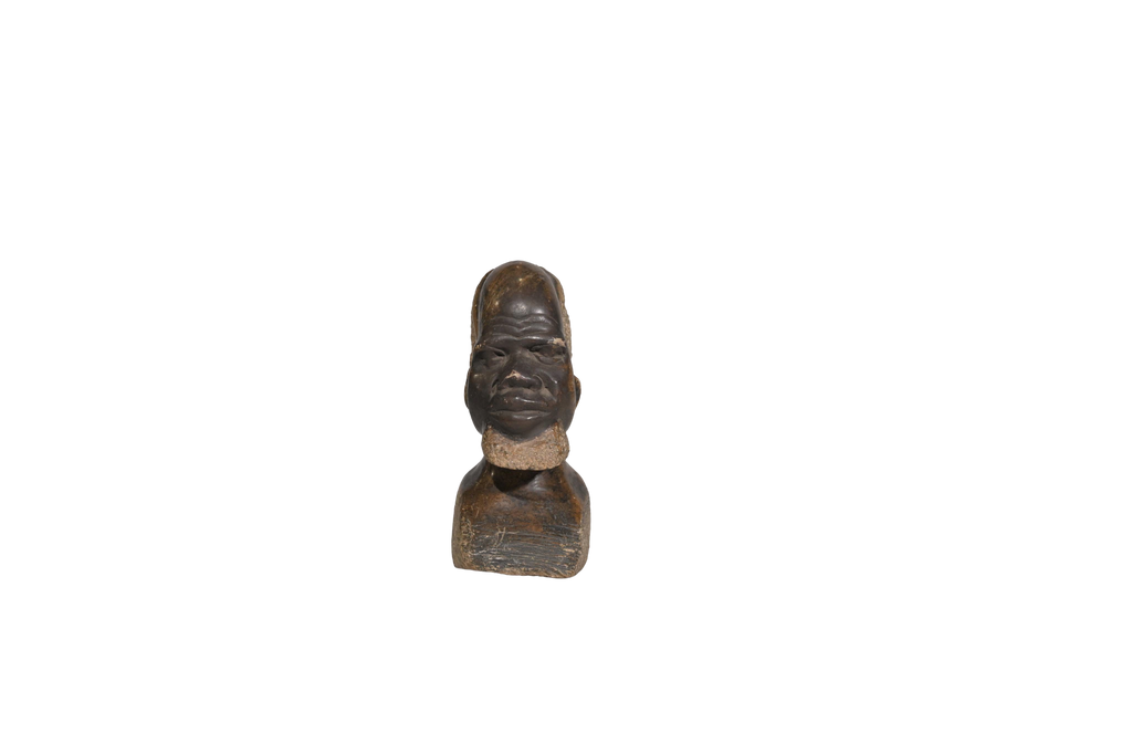 Vintage Tribal Chief Wooden Bust