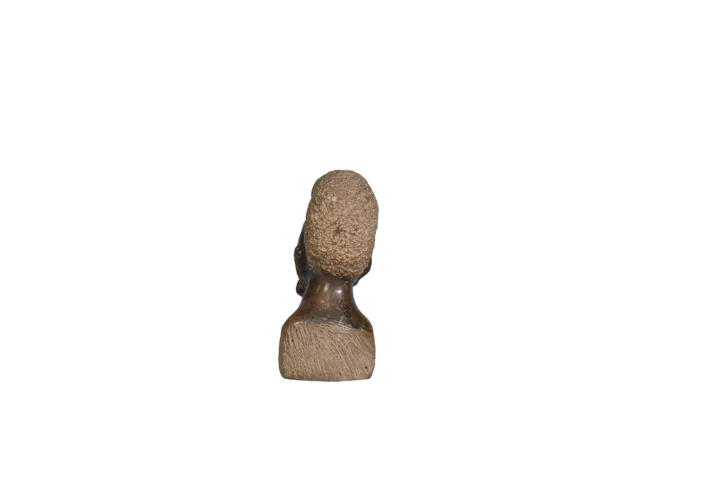 Vintage Tribal Chief Wooden Bust
