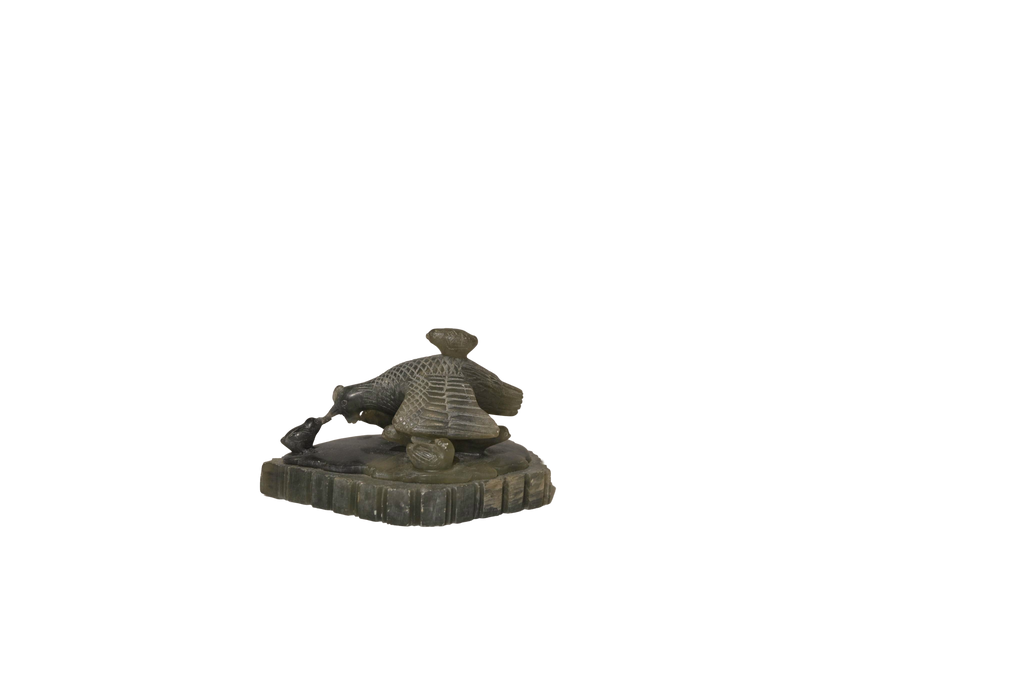 Oriental Turtle Family Jade Sculpture