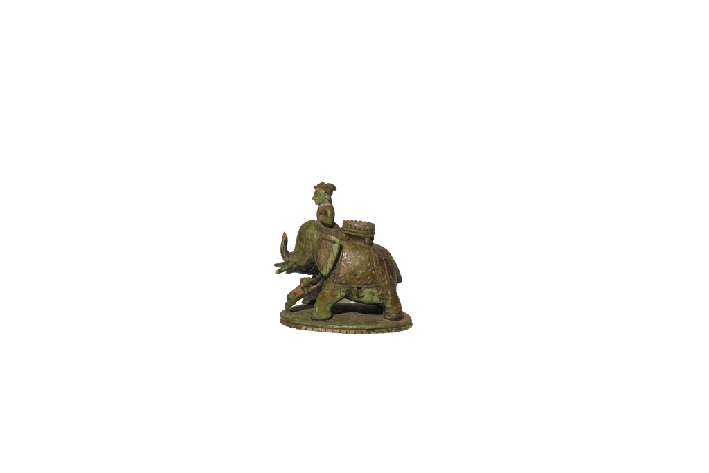 Royal Elephant Rider Heritage Figurine