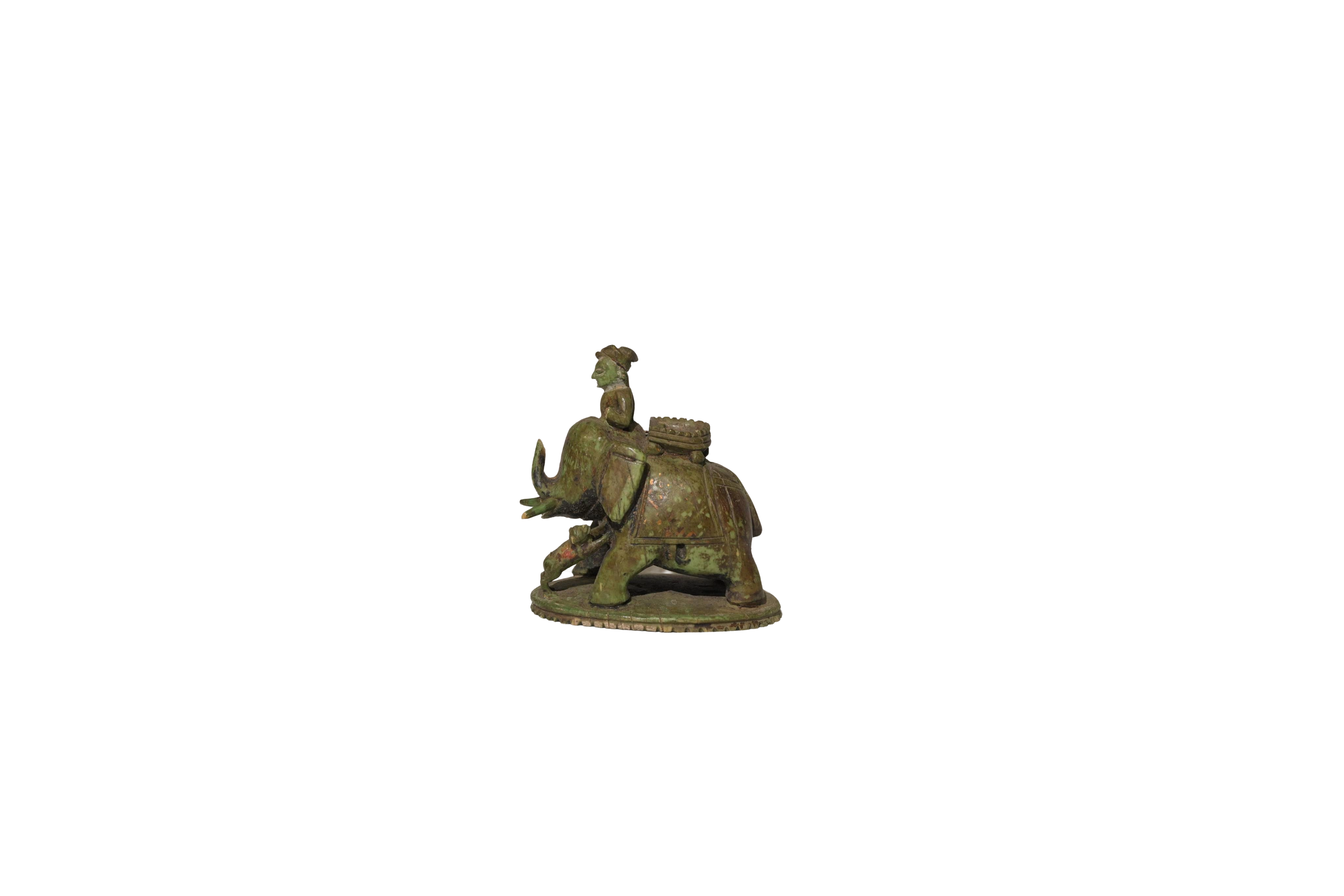 Royal Elephant Rider Heritage Figurine